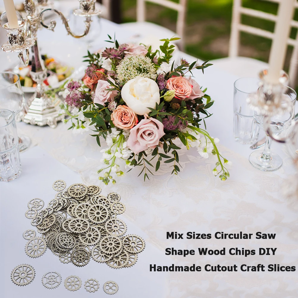 Вырезанные штампы разных размеров циркулярная пила Форма деревянные чипы Сделай