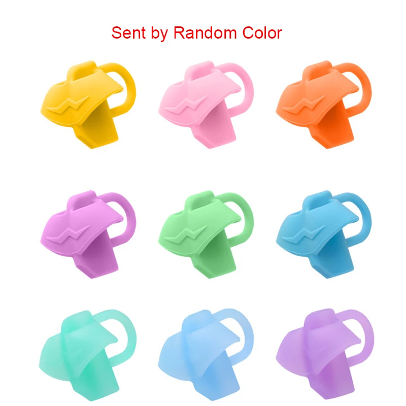 

3 Finger Sets Writing Kindergarten Children Beginners Correct Grip Pen Silicone Pen Writing Help Fixture Correct Finger Position