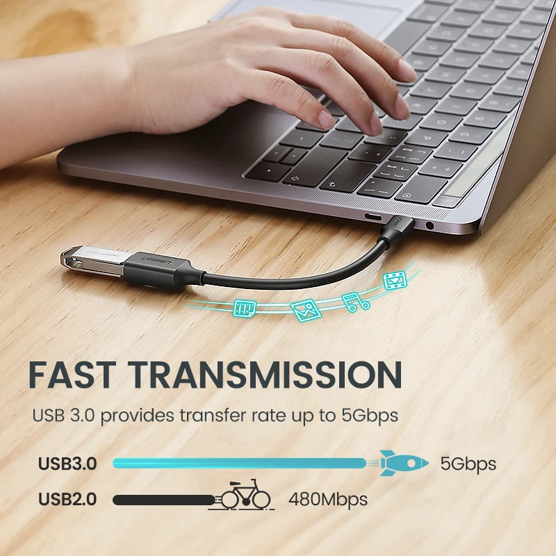 Ugreen USB C к USB адаптер Тип C OTG USB кабель C штекер USB 3,0 A женский кабель адаптер для MacBook Pro samsung S9 USB-C OTG