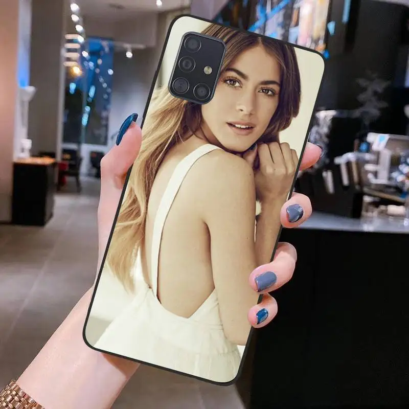 

Martina Stoessel Silicone Black Phone Case for Samsung S20 plus Ultra S6 S7 edge S8 S9 plus S10 5G lite 2020
