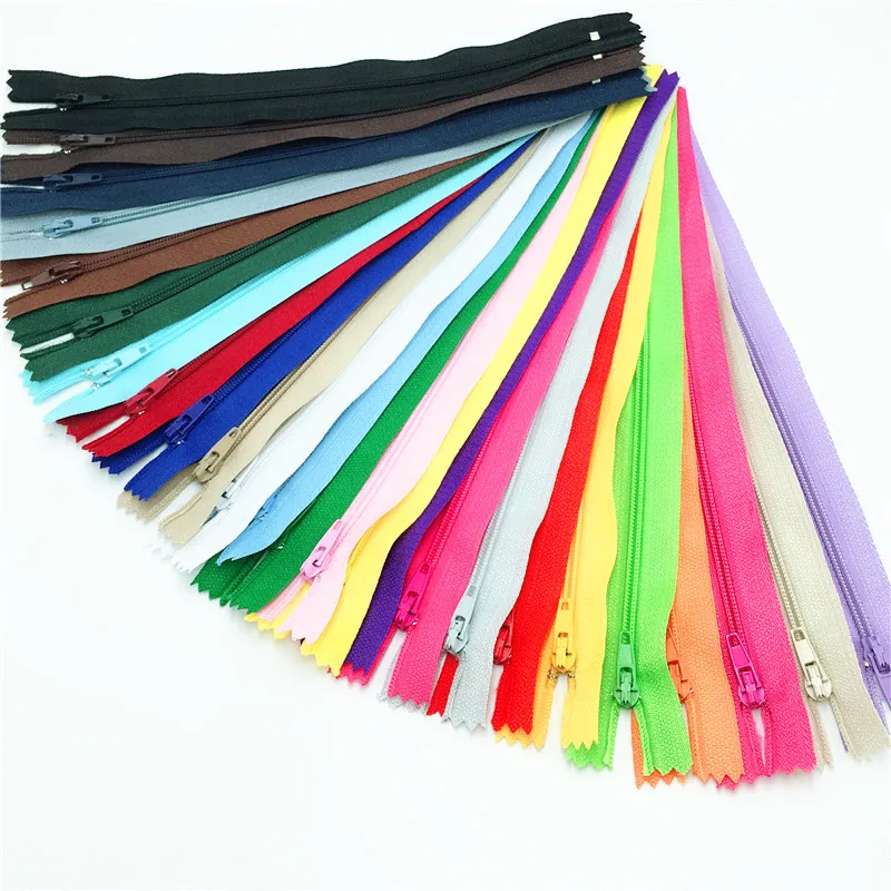 

10pcs MIX 3# Closed Nylon Coil Zippers Tailor Sewing Craft (6-24 Inch) 15-60CM (Color U PICK)
