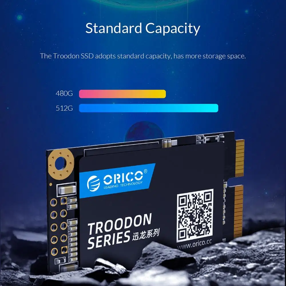 ORICO M200 mSATA SSD 128 ГБ 256 512 1 ТБ SATA Внутренний твердотельный жесткий диск 6 Гбит/с 3D NAND
