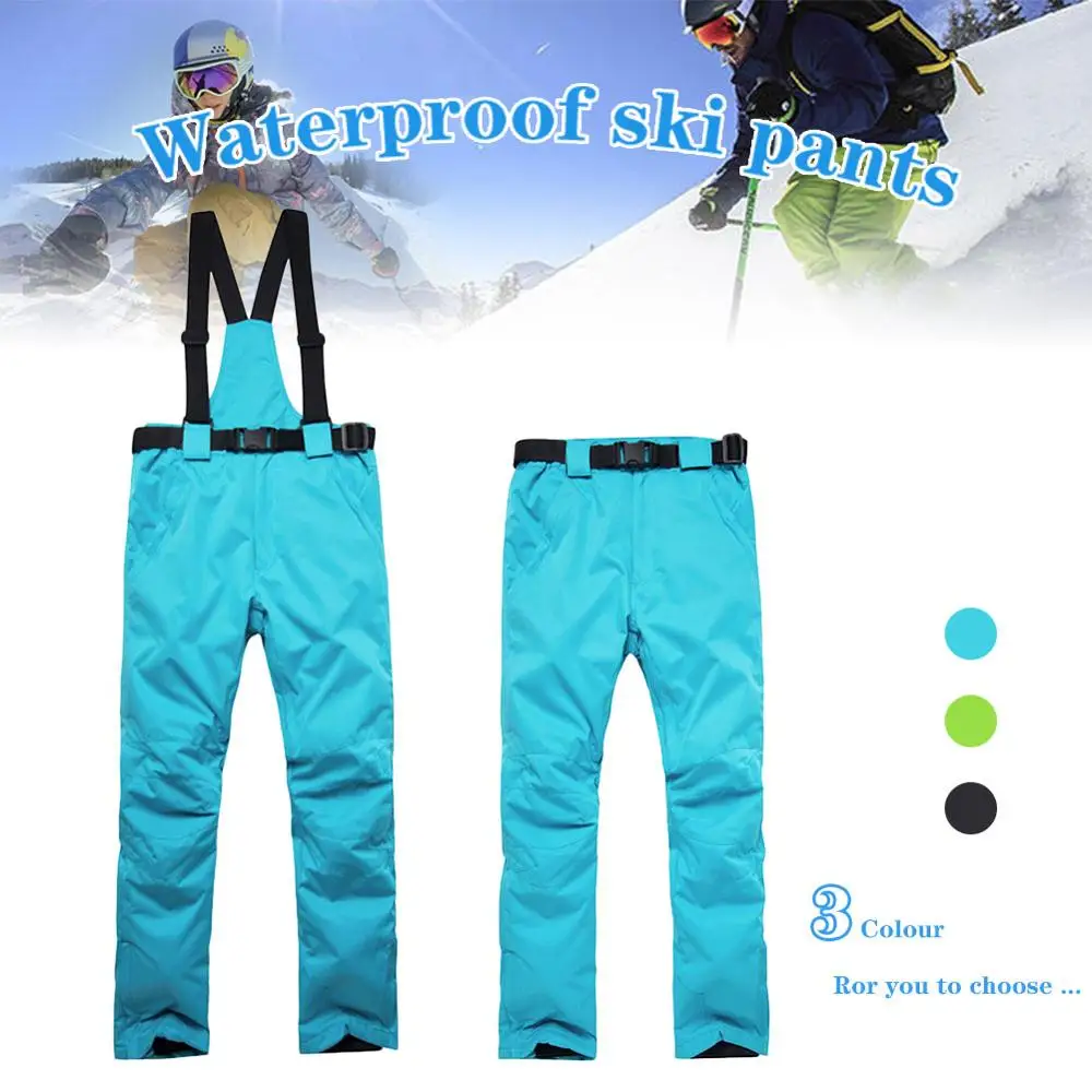 

Ski Pants Men And Women Outdoor High Quality Windproof Waterproof Warm Plus Size Double Snow Pants Winter Narciarskie Snowboard