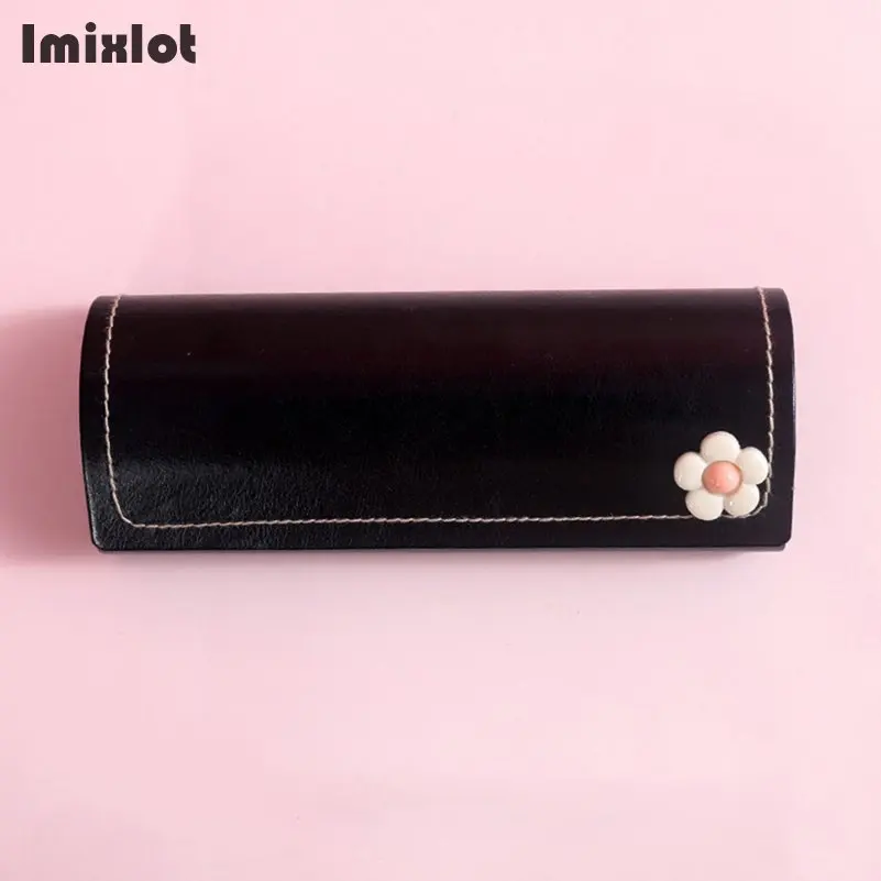 Новинка 1 предмет платье для девочек Портативный футляр очков из искусственной