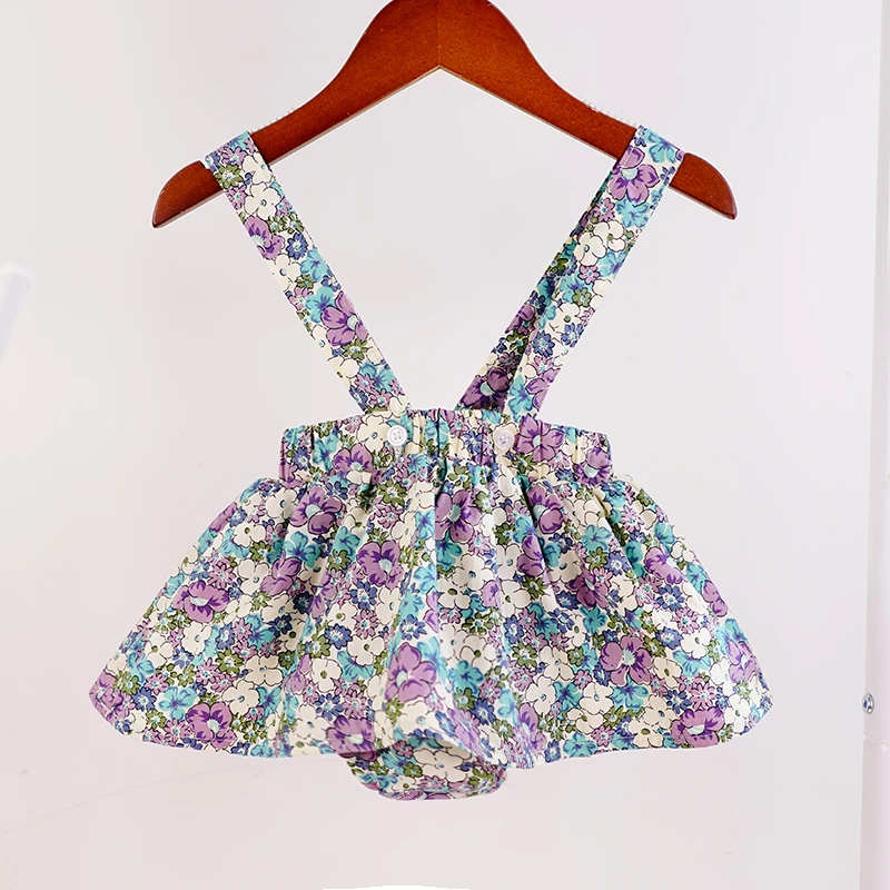 Платье летнее хлопковое с открытой спиной без рукавов цветочным принтом | Мать и