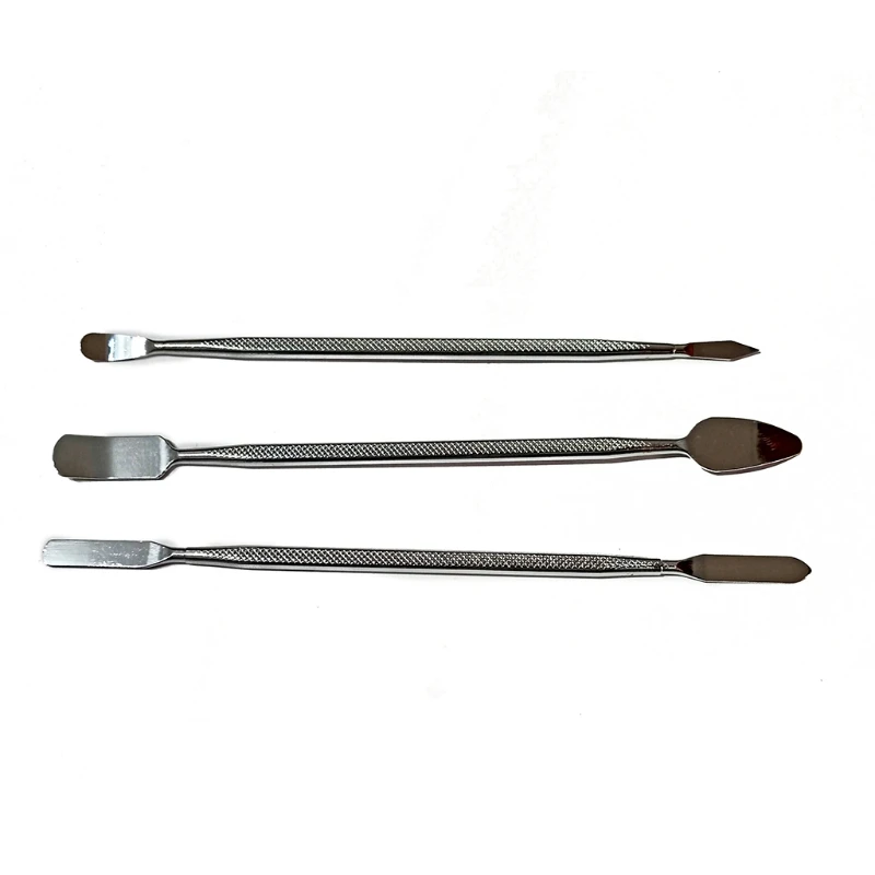 

P9YA 3pcs Metal Spudger Dual Ends Repair Set Opening Metal Pry Tool Kit for Mobile Electronics Tablets Laptop Game Machine