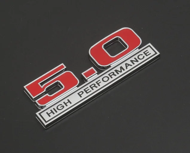 

3D Auto Modified Metal 5.0 Car Trunk Side Seal Decal Badge Emblem Car Accessories