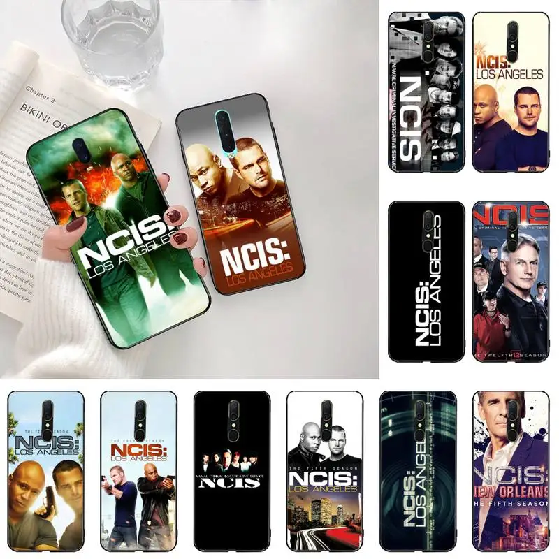 HPCHCJHM ncis tv show Los Angeles Постер Черный Мягкий чехол для телефона из ТПУ Oppo A5 A9 2020 Reno2 z