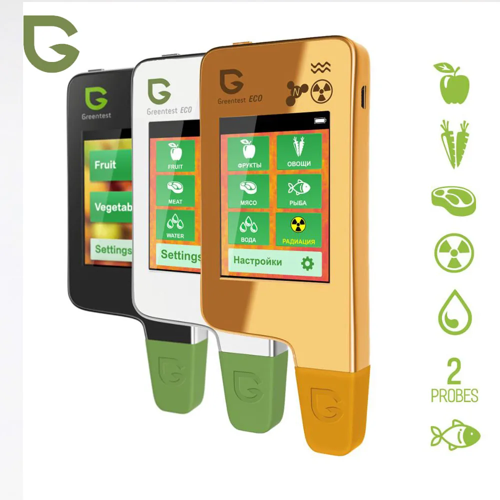 Greentest ECO-5F 3 в 1 Цифровой пищевой нитратный тестер Измеритель концентрации анализатор фруктов/мяса/рыбы измеритель жесткости воды