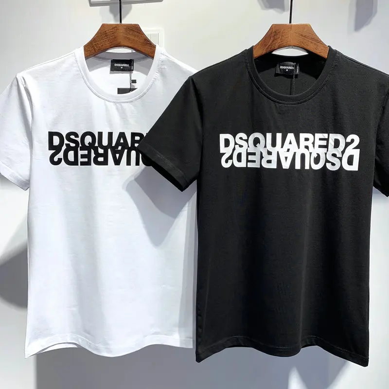 

DSQUARED2 Italian Brand Men Women T-shirts Casual Streetwear Print O-Neck Graphic Short Sleeve DT517