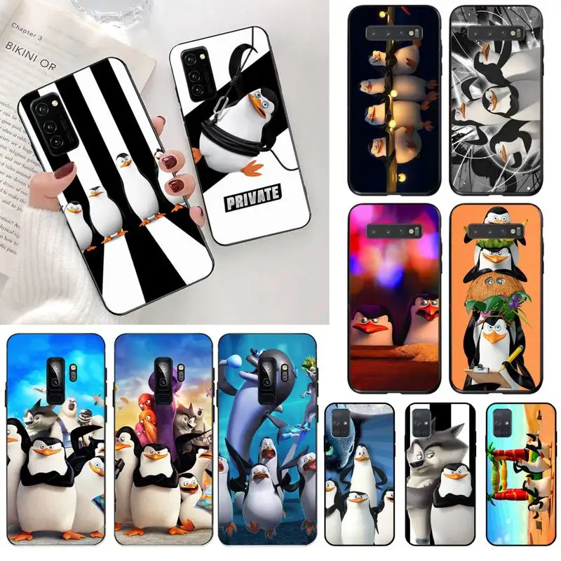 

YJZFDYRM The Penguins Of Madagascar DIY Luxury Phone Case for Samsung S20 plus Ultra S6 S7 edge S8 S9 plus S10 5G lite 2020