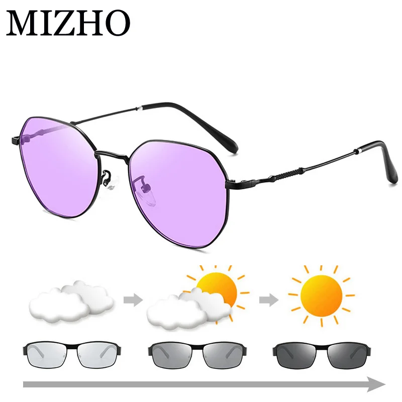 Очки MIZHO UV400 с защитой от синего света фотохромные антибликовым покрытием для
