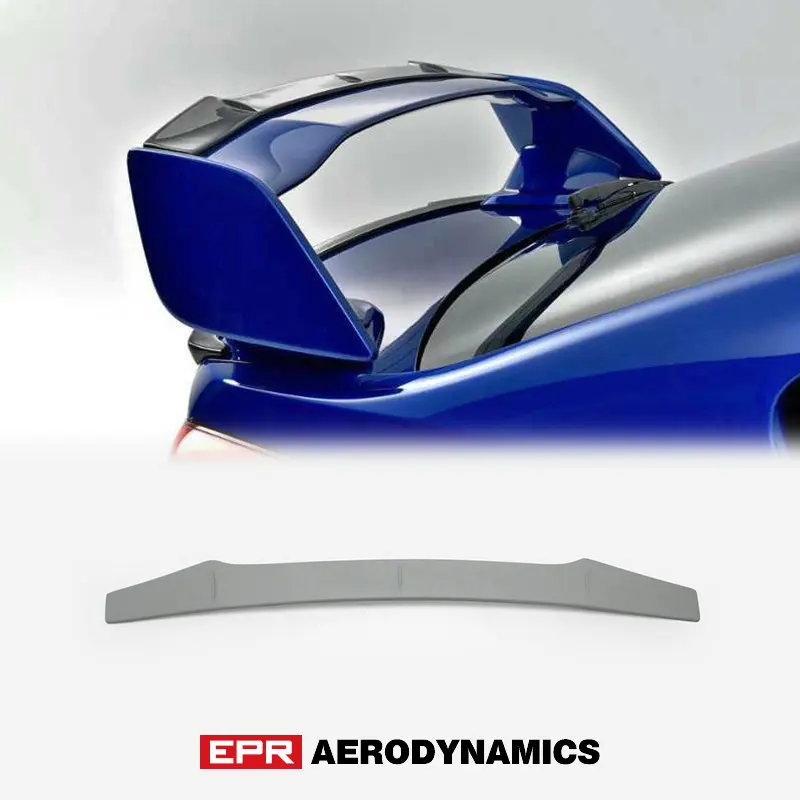 

FRP Fiber Glass OEM Rear Spoiler EPA Style Add On Gurney Flap Fiberglass Wing Splitter Extension For 14-18 Impreza VAB VAF STI