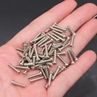 300 шт.лот 1 мм 1,2 мм 1,4 мм M1.6 M2 M2.5 M1 304 A2 нержавеющая сталь крестообразная панорамная головка микро маленький мини винт 3-10 мм длина GB818