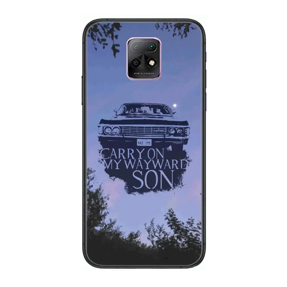 

Art America Supernatural Phone Case For XiaoMi Redmi 10X 9 8 7 6 5 A Pro S2 K20 T 5G Y1 Anime Black Cover Silicone Back Pretty