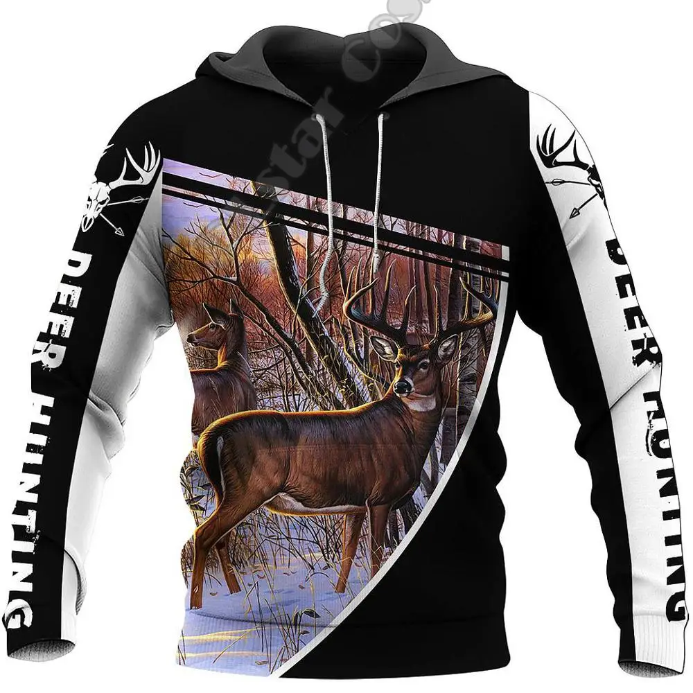 

PLstar Cosmos Animal Deer Bow Hunting Hunter Camo Tattoo NewFashion Tracksuit Men/Women 3DPrint Autumn Funny Casual Hoodies C-14