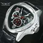 Часы наручные Jarajar Мужские автоматические, люксовые брендовые треугольные модные механические с 3 Sub-циферблатами и 6 стрелками