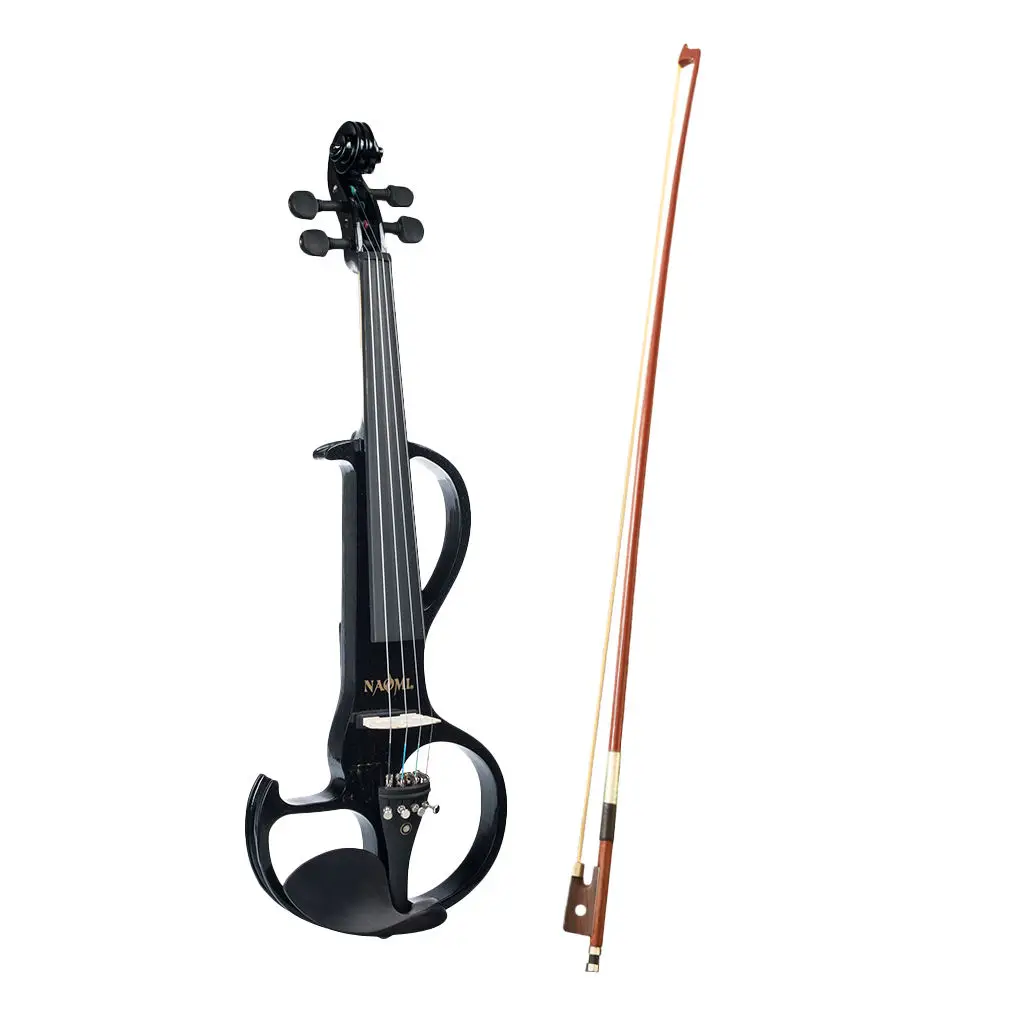 

Premium Maple 4/4 Electric Violin Violin Set, Incl. Hard Case, Bow,