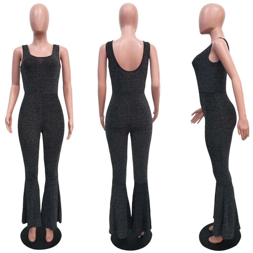 

2019 Women Ladies Clubwear Summer Playsuit Jumpsuit Romper Long Pants Party Trousers Plus Size