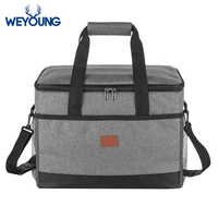 new 33l insulated thermal cooler lunch box bag for work picnic bag car ice pack bolsa termica loncheras para mujer for tourism