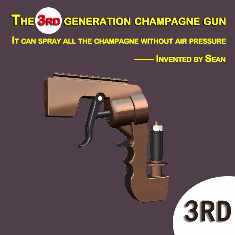 

Champagne Gun Drinking Game Beer Gun Wine Ejector Pistol Alcohol Dispenser Bar Club Swimming Pool Party Tool pistola de bebida