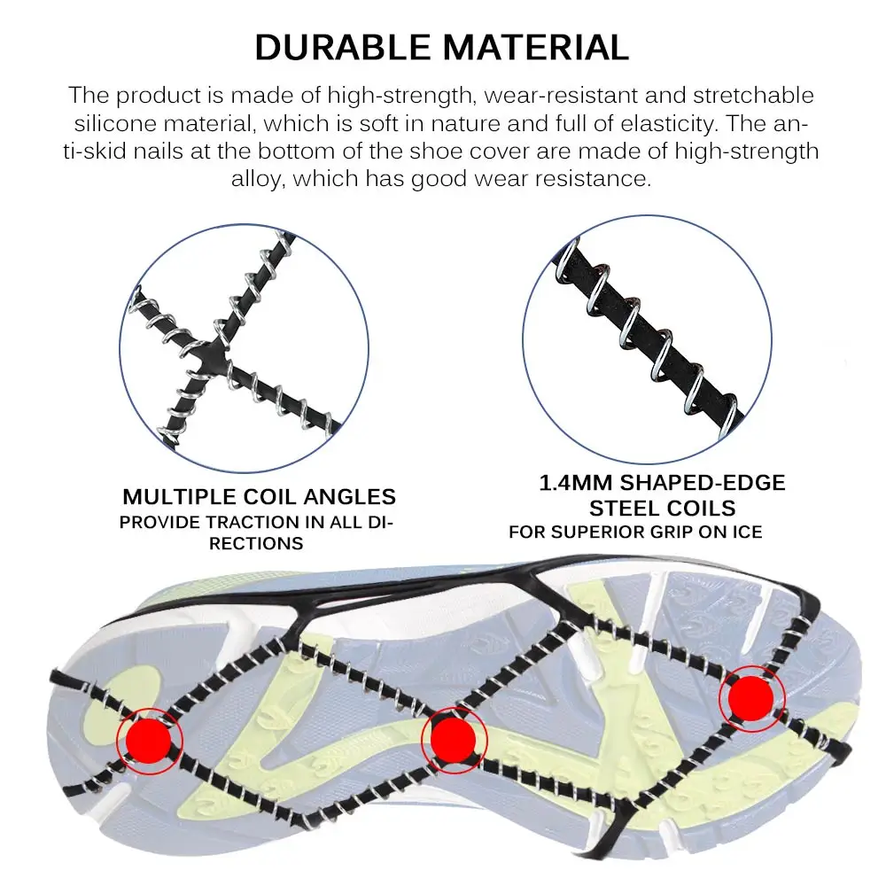 2 шт. противоскользящие ледяные Захваты Спайк зимние скалолазание шипы зажимы