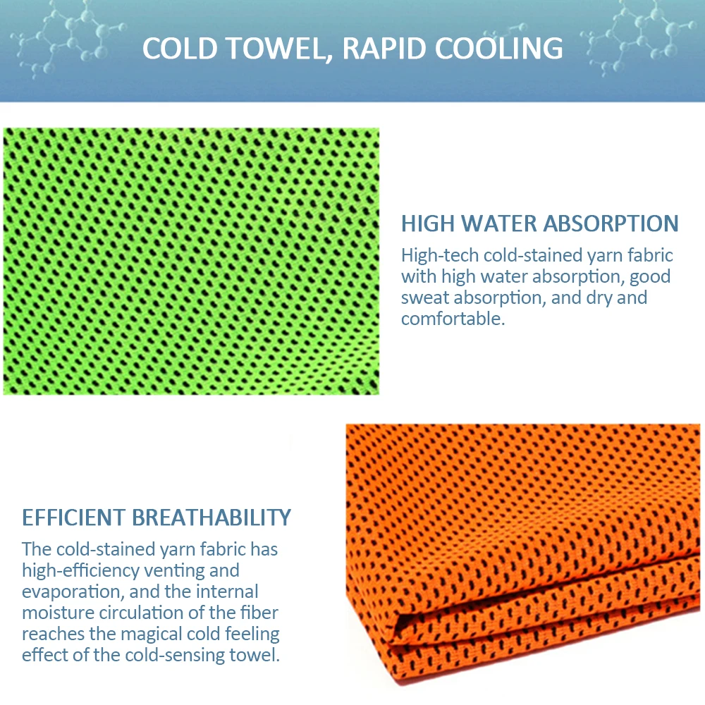 

Yoga fitness Sweat towel outdoor cooling sweat running towel sweat-absorbent ice towel men and women fitness quick-drying towel