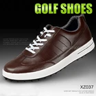 Мужская обувь для гольфа PGM, водонепроницаемая обувь из натуральной кожи с противоскользящими шипами, спортивные кроссовки для гольфа с вентиляционным слотом