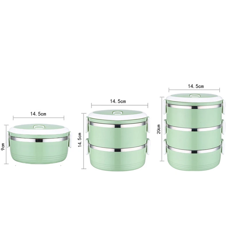 0.7-2.8L Food Thermos Box Thermal Stainless Steel Bento Lunch Container Storage Portable Picnic For Soup |