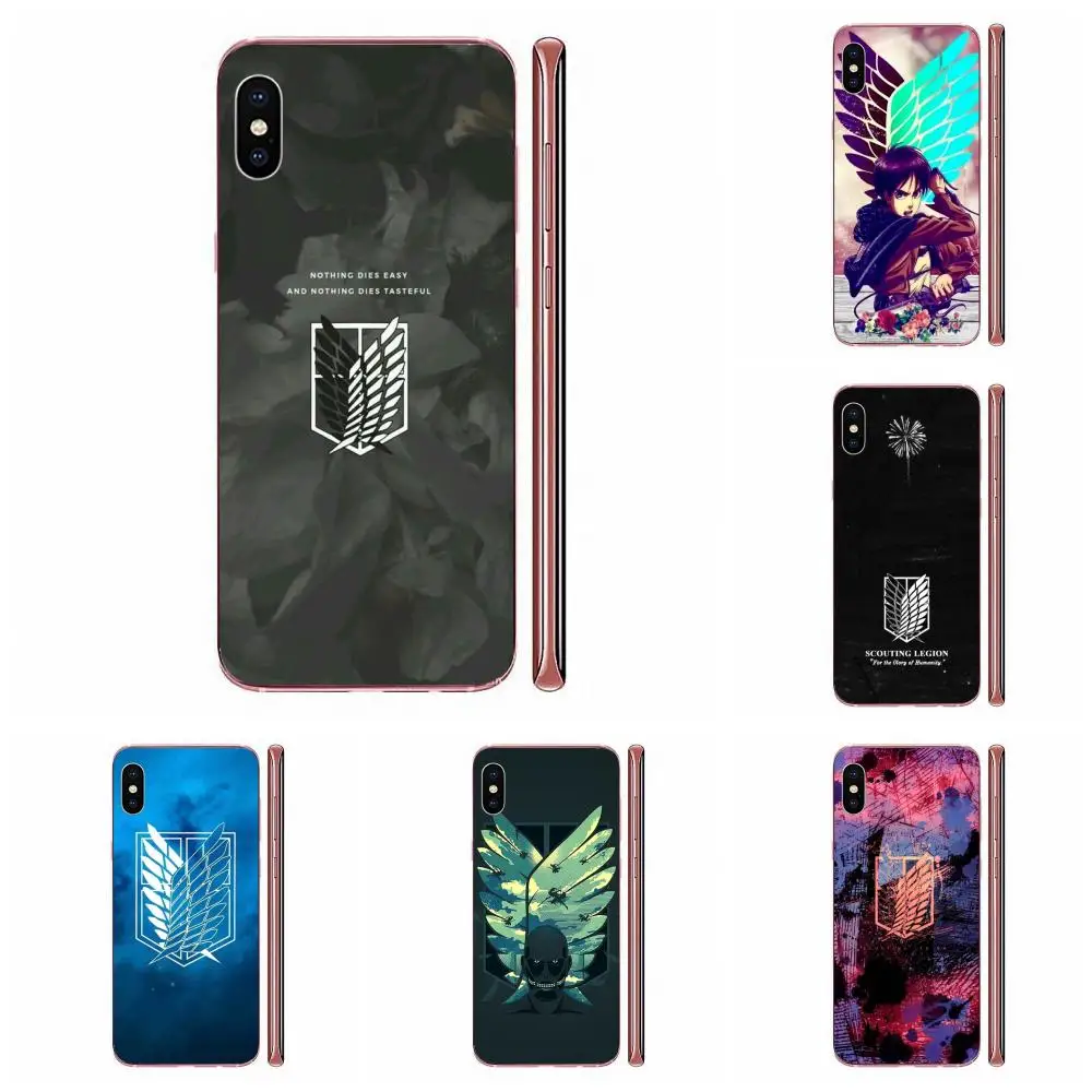 Мягкий дизайн телефона для Xiaomi Redmi Note 2 3 3S 4 4A 4X 5 5A 6 6A Pro Plus аниме Атака Титанов