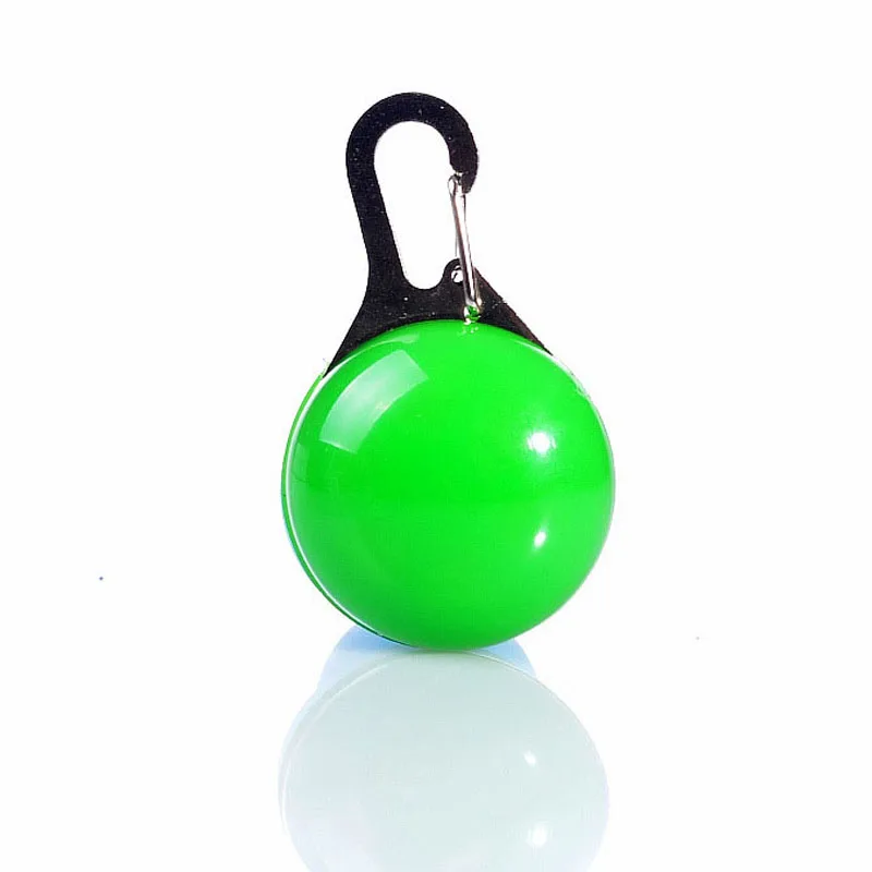 Green Светодиодный ошейник для домашних животных, собак, кошек, светящийся брелок, мини-ночник, подвесной светильник, ожерелье для домашних животных, светящийся Яркий светящийся ошейник в темноте, лампа - Испускаемый цвет: Green