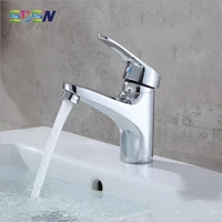 copper bathroom faucet sdsn hot cold basin sink mixer tap quality zinc alloy bath bathtub faucets polished chrome basin faucets