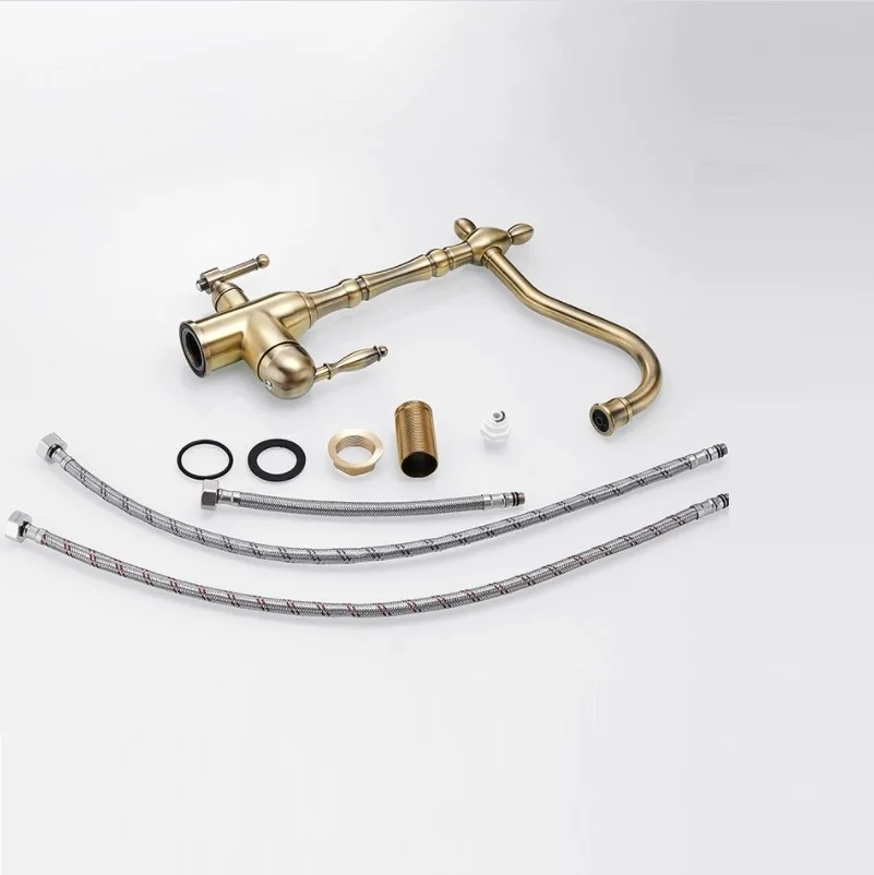 

Kitchen Faucets torneira para cozinha de parede Crane For Kitchen Water Filter Tap Three Ways Sink Mixer Kitchen Faucet