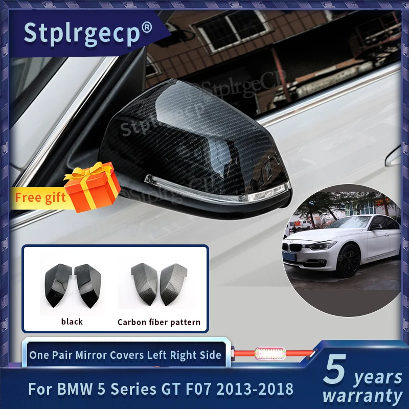 

Для BMW 5 Series GT F07 2013 2014 2015 2016 2017 2018 одна пара карбоновое волокно Автомобильная крышка зеркала заднего вида крышка