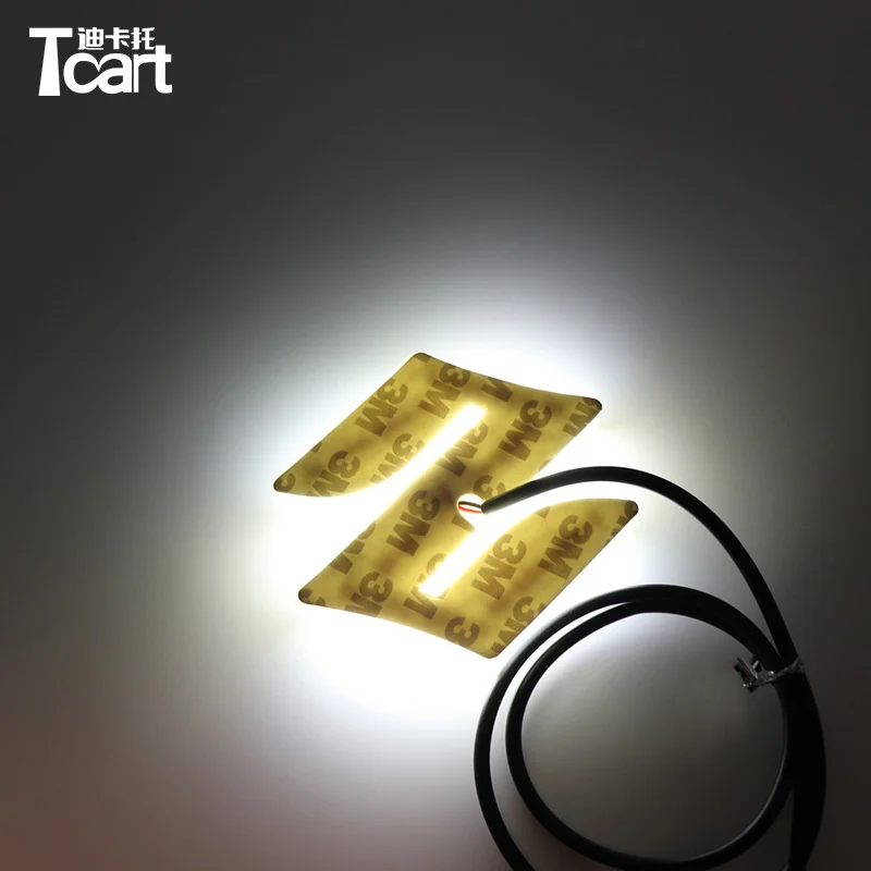 

Tcart 10,8*9,8 см 3D наклейка автомобильная светодиодная эмблема светильник для Suzuki swift samurai wagon яркий свет