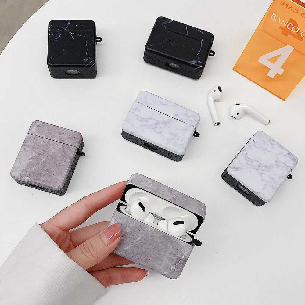 

Противоскользящий чехол с мраморным рисунком для Apple AirPods 2 Pro, противоударный чехол, мягкий чехол IMD с Bluetooth-гарнитурой и зарядным боксом, акс...