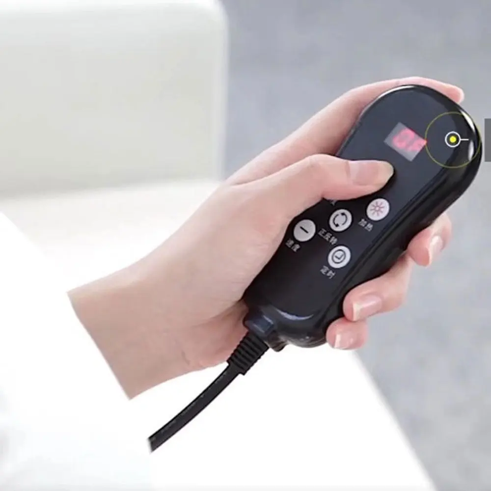 

Practical Foot Massager Kneading Warm Therapy Equipment for Home Office Men with US Plug (Golden)