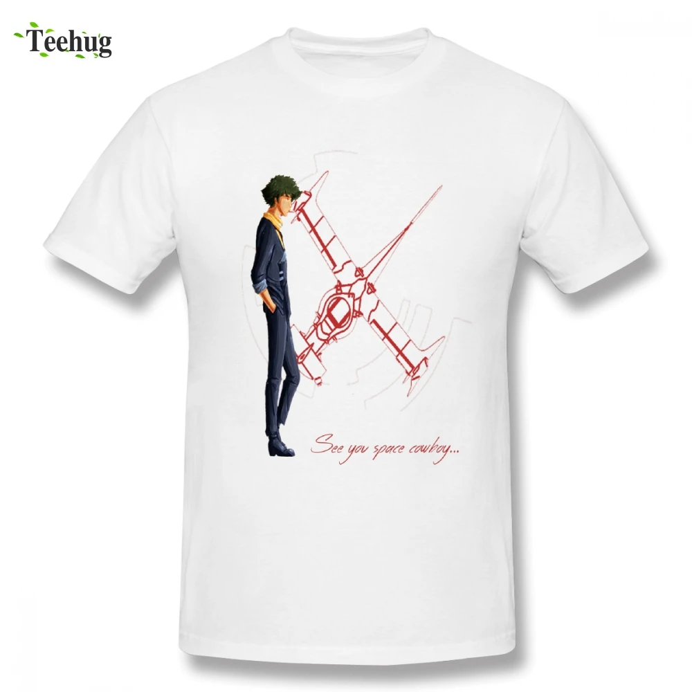 

Мужская модная футболка с надписью See You Space Cowboy Bebop, Мужская забавная футболка из чистого хлопка на заказ для мальчиков