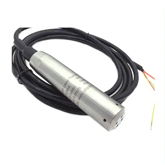 

IP68 PUR Cable Submerged Level Sensor Waste Water Submersible Level Transmitter