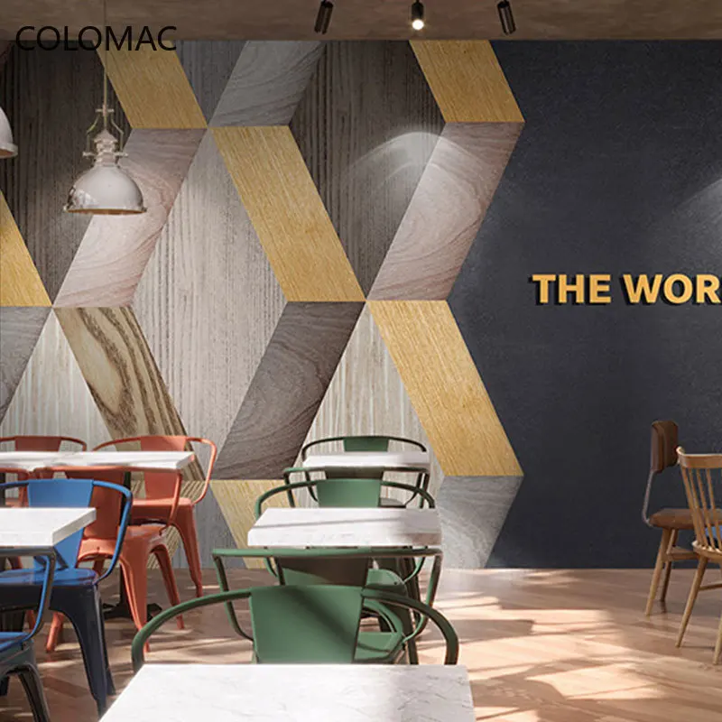 

Металлические серые геометрические фоны для студийной телевизионной стены в индустриальном стиле Колумбии 5D под заказ, Прямая поставка