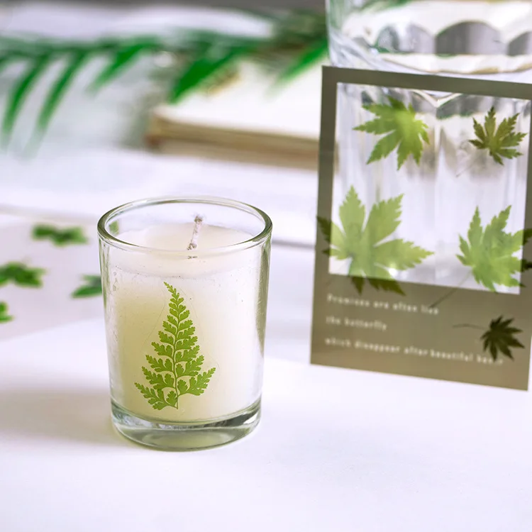 10 шт./партия каваи наклейки полупрозрачные животные растения листья Скрапбукинг