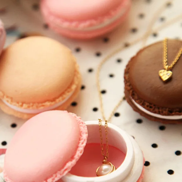 Lhs Macaron коробка для ювелирных изделий мини коробка для ювелирных изделий Пластиковая маленькая коробка для хранения лекарств