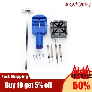 Набор инструментов для ремонта часов, 11 шт.компл., прочный держатель ремня для часов