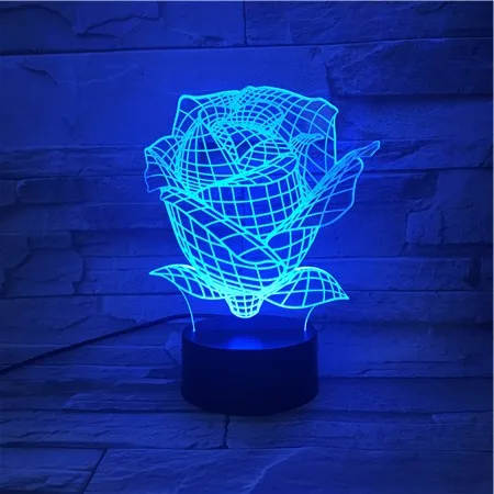 3D 563 светодиодный Ночной светильник лампа Baby подарок USB или Батарея приведенный в