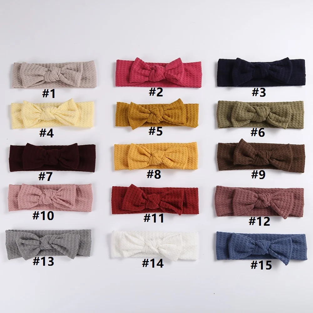 

Newborn Headband For Children Newborn Infant Knitted Headwrap Elastic Hairbands Turbans For Baby Girl Hair Accessories For Girls
