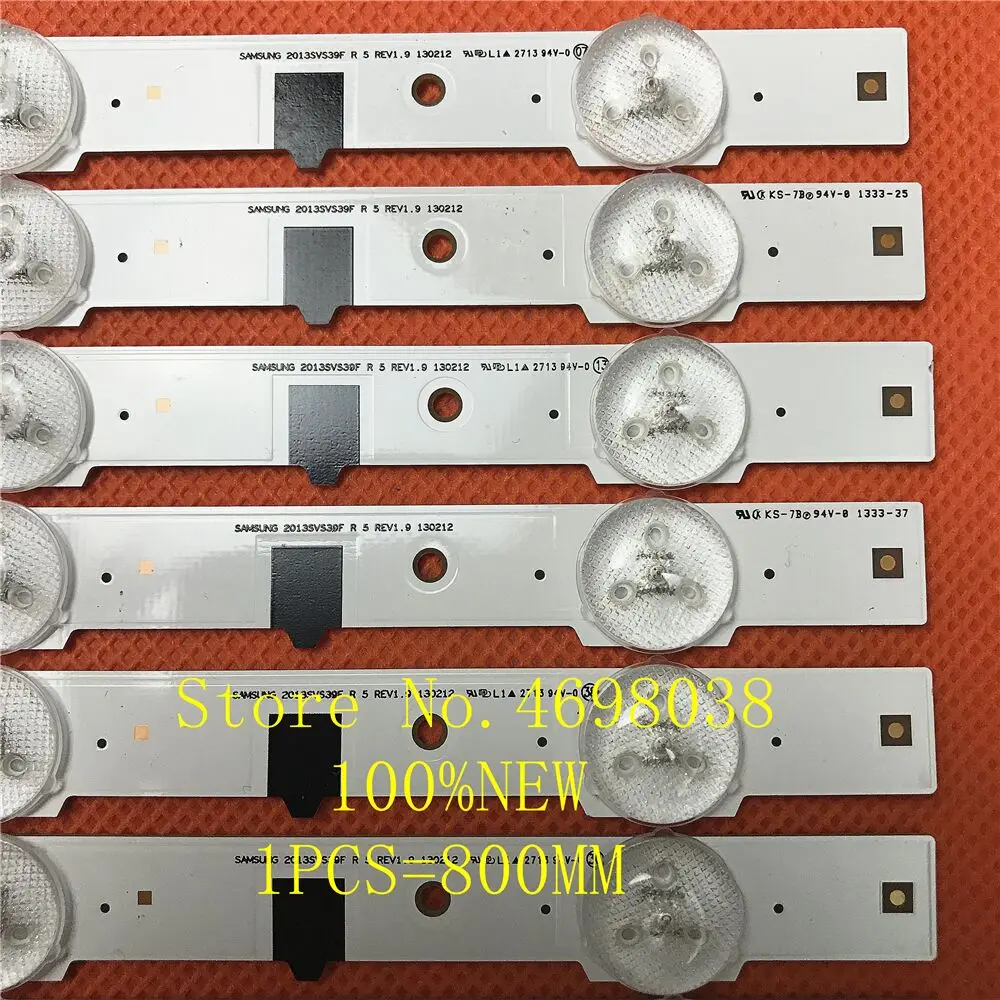 Светодиодная подсветка для Samsung 39 "TV UA39F5008AR UA39F5088AR CY-HF390BGAV2H 2013SVS39F D2GE-390SCA-R3 D2GE-390SCB-R3