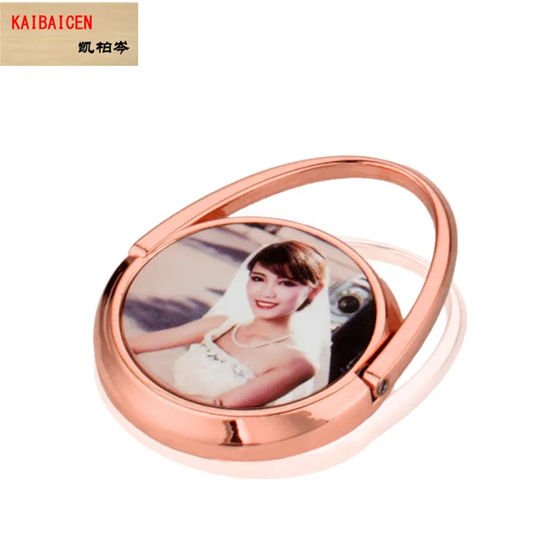 

5pcs/Lot Sublimation Blank Metal Finger Ring Mobile Phone Holder Stand Metal Phone Stand Universal Holder