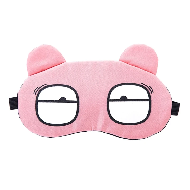 Фото Охлаждающая гелевая маска для глаз, мультяшная маска для сна Eyemask с мягкой подложкой для снятия стресса от головной боли, отечности, мигрени №4