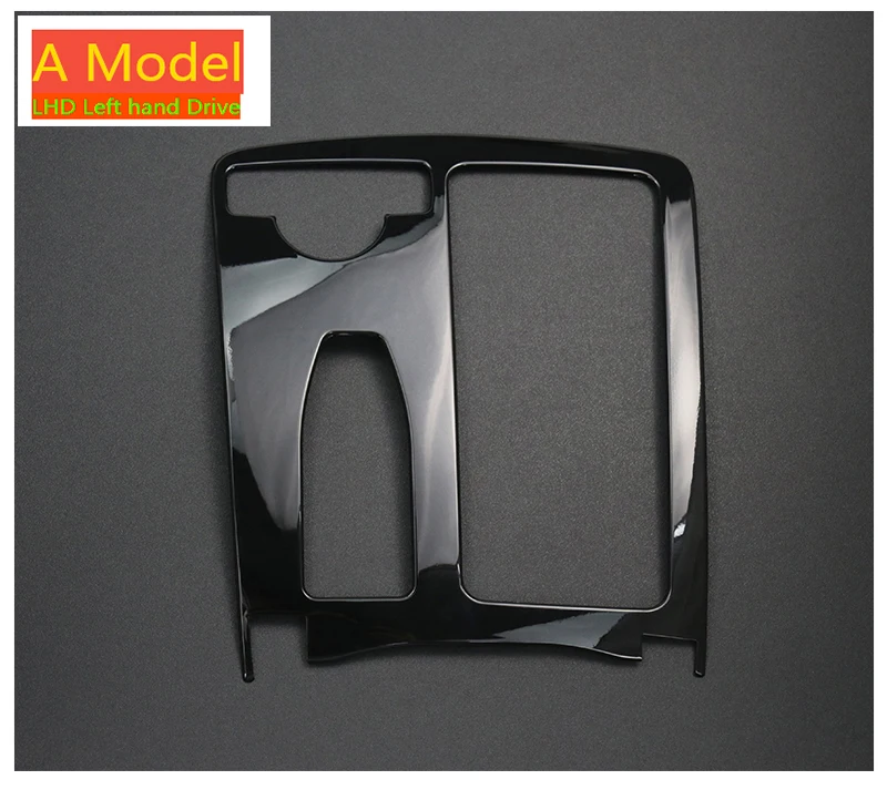 

RHD LHD для Mercedes Benz C Class W204 Автомобильный держатель для центральной консоли из нержавеющей стали рамка наклейка отделка E Class Coupe C207 W212