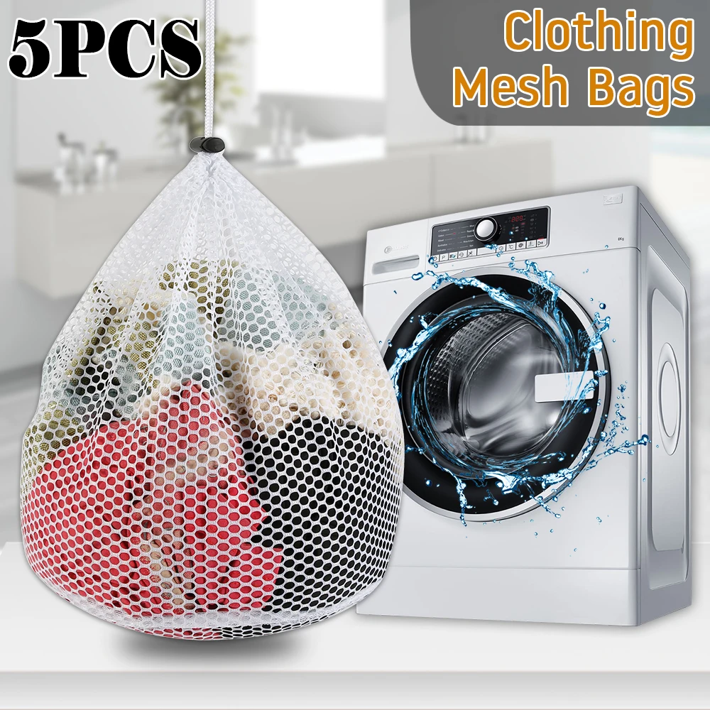 5 шт. мешок для стирки белья уход за одеждой складной Защитный Сетчатый Фильтр